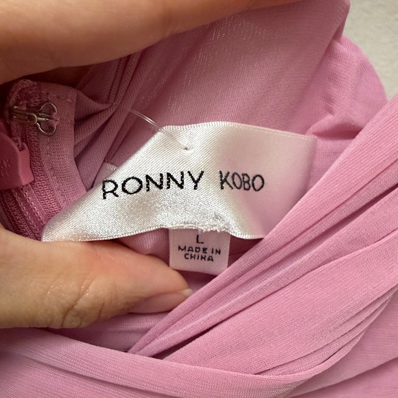 Ronny Kobo Izel Dress in Carnation - Picture 8 of 15